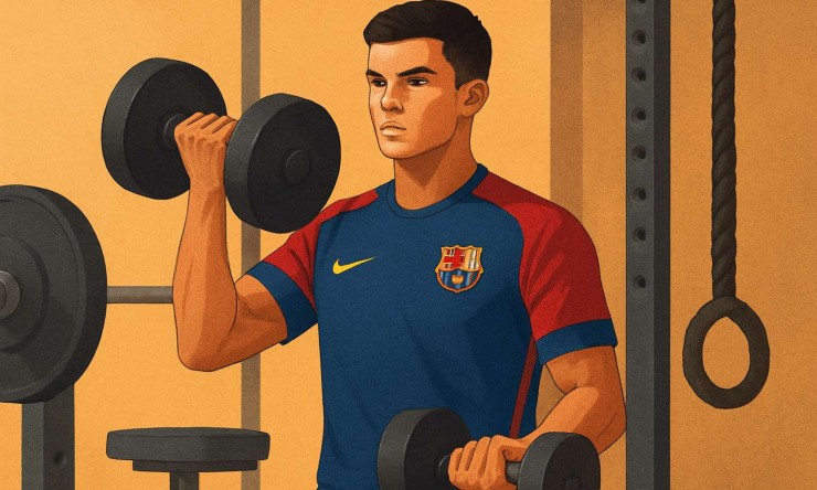 NEWS Barcelona wonderkid begins special training plan to build muscle and improve strength